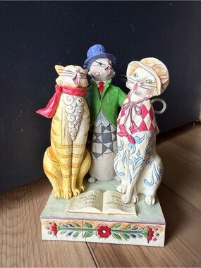 Jim Shore "Caroling Cats" Figurine
